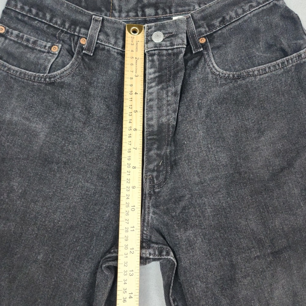 Vintage Levis 560 Loose Fit Jeans Mens Size 34x30 Black Baggy Tapered Denim Y2K - Picture 7 of 12